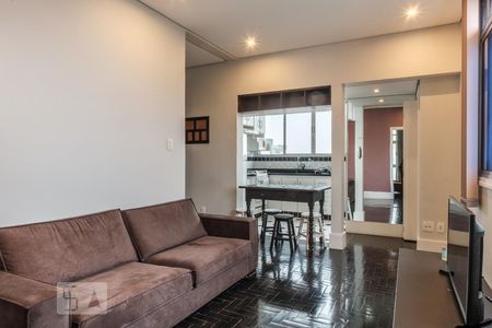 Sala de apartamento para alugar com 1 quarto, 52m² em Santa Cecília, São Paulo