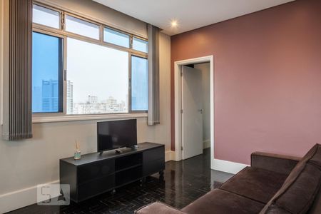 Sala de apartamento para alugar com 1 quarto, 52m² em Santa Cecília, São Paulo