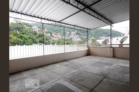 Área da Churrasqueira. de apartamento para alugar com 1 quarto, 35m² em Leme, Rio de Janeiro
