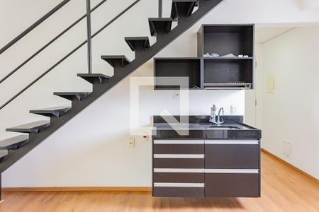 Sala/Cozinha de apartamento para alugar com 1 quarto, 83m² em Perdizes, São Paulo