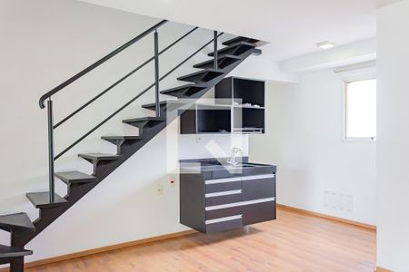 Sala/Cozinha de apartamento para alugar com 1 quarto, 83m² em Perdizes, São Paulo