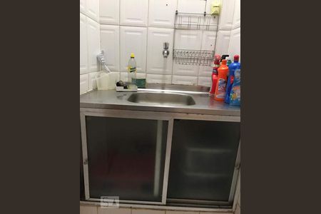 Sala/Cozinha de kitnet/studio para alugar com 1 quarto, 25m² em Botafogo, Rio de Janeiro