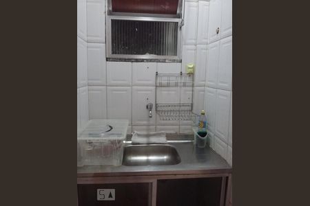 Sala/Cozinha de kitnet/studio para alugar com 1 quarto, 25m² em Botafogo, Rio de Janeiro