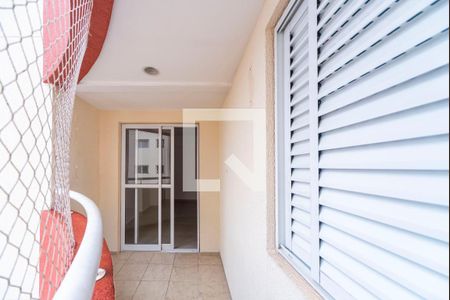 Varanda da Sala de apartamento para alugar com 3 quartos, 90m² em Vila Valparaíso, Santo André