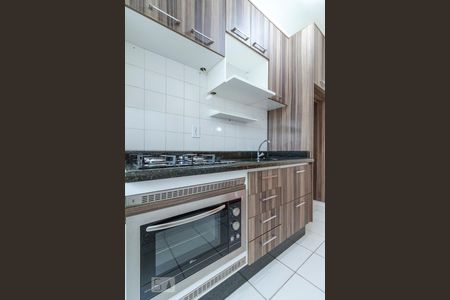 Apartamento para alugar com 52m², 2 quartos e 1 vagaCozinha com armários, fogão e forno 