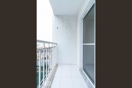 Apartamento para alugar com 52m², 2 quartos e 1 vagaVaranda visão lateral 