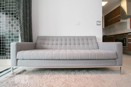 Detalhe Sala de kitnet/studio para alugar com 1 quarto, 55m² em Vila Regente Feijó, São Paulo