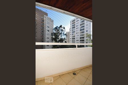 Varanda da suíte 1 de apartamento à venda com 4 quartos, 132m² em Vila Andrade, São Paulo