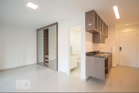 Suíte/Cozinha de kitnet/studio para alugar com 1 quarto, 36m² em Campo Belo, São Paulo