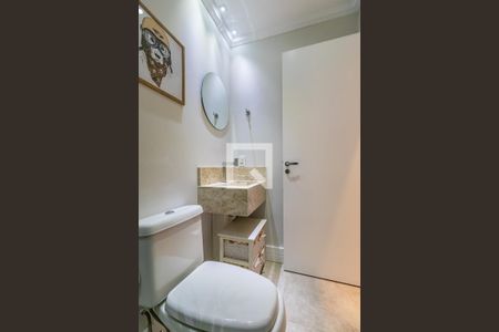 Banheiro Social de apartamento para alugar com 1 quarto, 72m² em Tamboré, Barueri