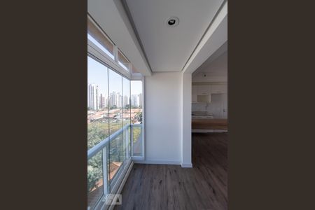 Varanda Sala de kitnet/studio para alugar com 1 quarto, 37m² em Campo Belo, São Paulo