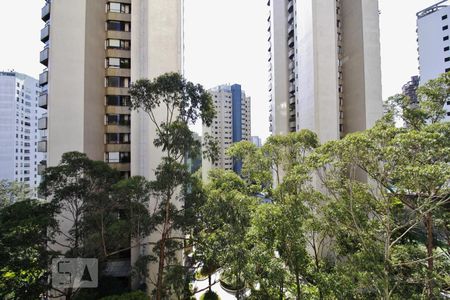 Vista da varanda de apartamento à venda com 1 quarto, 48m² em Vila Andrade, São Paulo
