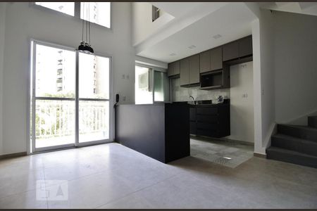 Sala de apartamento à venda com 1 quarto, 48m² em Vila Andrade, São Paulo