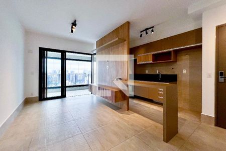 Sala de apartamento para alugar com 1 quarto, 53m² em Itaim Bibi, São Paulo