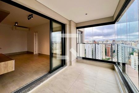 Varanda  de apartamento para alugar com 1 quarto, 53m² em Itaim Bibi, São Paulo