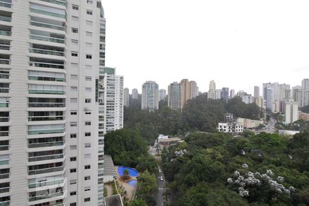 Vista da varanda de apartamento à venda com 2 quartos, 100m² em Parque do Morumbi, São Paulo