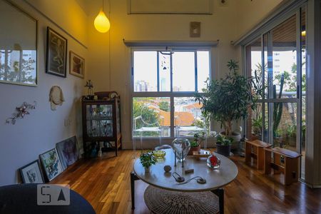Sala de apartamento para alugar com 1 quarto, 67m² em Pinheiros, São Paulo