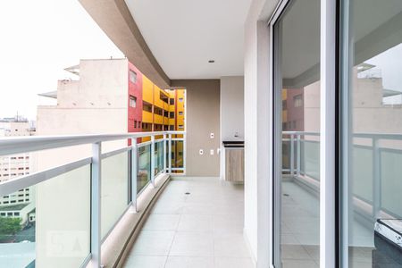 Varanda de kitnet/studio para alugar com 1 quarto, 39m² em Barra Funda, São Paulo
