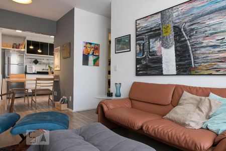 Sala de apartamento para alugar com 2 quartos, 70m² em Santa Cecília, São Paulo