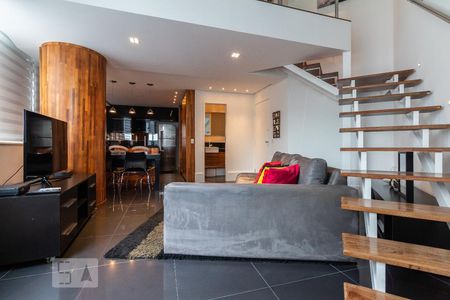 Sala de apartamento à venda com 1 quarto, 72m² em Cidade Monções , São Paulo