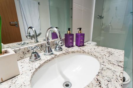 Banheiro de apartamento para alugar com 3 quartos, 85m² em Jardim, Santo André