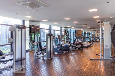 Apartamento para alugar com 61m², 1 quarto e 2 vagas Apartamento para alugar com 61m², 1 quarto e 2 vagasAcademia