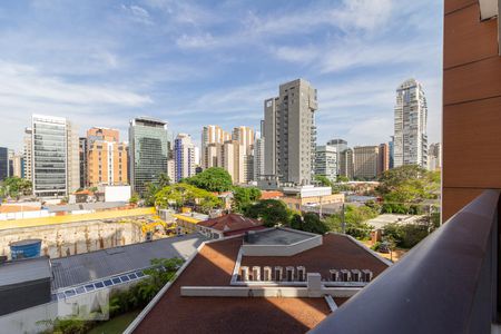 Apartamento para alugar com 61m², 1 quarto e 2 vagas Apartamento para alugar com 61m², 1 quarto e 2 vagasVista da sacada