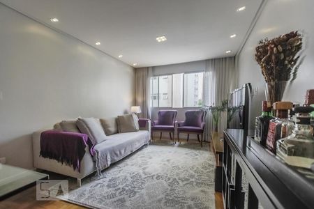 Sala de apartamento para alugar com 2 quartos, 80m² em Indianópolis, São Paulo