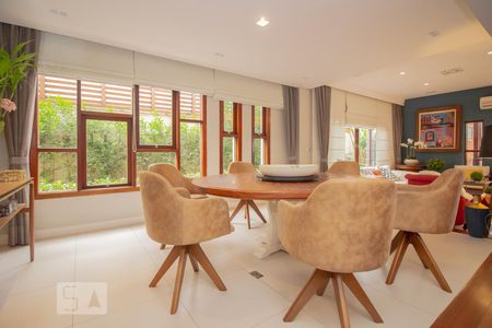 Sala de jantar de casa de condomínio à venda com 5 quartos, 450m² em Alphaville Residencial Dois, Barueri