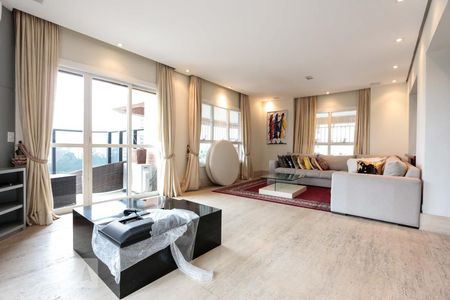 Sala  de apartamento para alugar com 4 quartos, 260m² em Paraíso do Morumbi, São Paulo