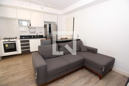 Sala / Cozinha de apartamento à venda com 2 quartos, 57m² em Vila Andrade, São Paulo