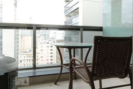 Varanda de apartamento para alugar com 1 quarto, 30m² em República, São Paulo