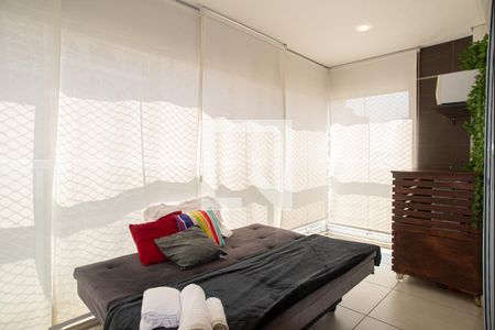 Varanda da Sala/Quarto de kitnet/studio para alugar com 1 quarto, 35m² em Consolação, São Paulo