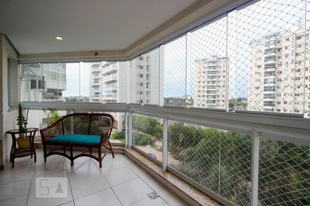 Varanda da Sala de apartamento para alugar com 3 quartos, 93m² em Recreio dos Bandeirantes, Rio de Janeiro