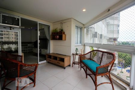 Varanda da Sala de apartamento para alugar com 3 quartos, 93m² em Recreio dos Bandeirantes, Rio de Janeiro