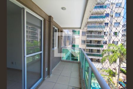 Varanda da Sala de apartamento à venda com 3 quartos, 77m² em Taquara, Rio de Janeiro