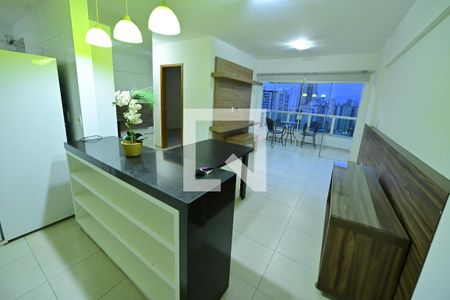 Sala/Cozinha de apartamento para alugar com 2 quartos, 70m² em Setor Pedro Ludovico, Goiânia