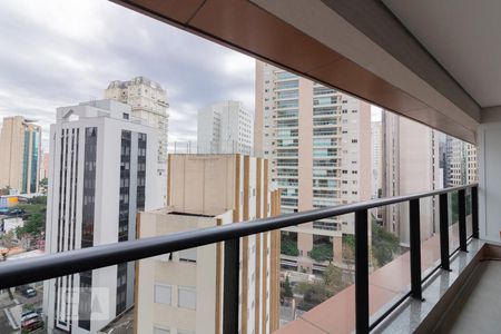 Varanda Studio de kitnet/studio para alugar com 1 quarto, 38m² em Vila Nova Conceição, São Paulo
