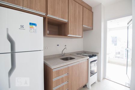 Cozinha de apartamento para alugar com 1 quarto, 39m² em Bela Vista, São Paulo