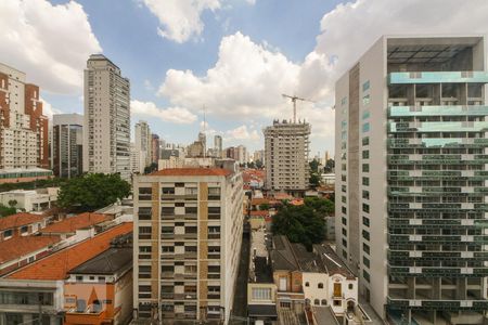 Vista Sala de estar de kitnet/studio para alugar com 1 quarto, 35m² em Jardim Paulista, São Paulo