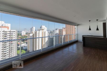 Varanda de apartamento para alugar com 1 quarto, 83m² em Brooklin Paulista, São Paulo