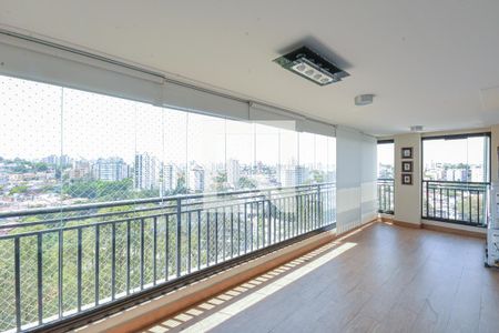 Varanda da Sala de apartamento para alugar com 3 quartos, 170m² em Jardim Marajoara, São Paulo