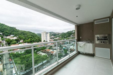 Varanda Gourmet de apartamento à venda com 2 quartos, 77m² em Santa Rosa, Niterói