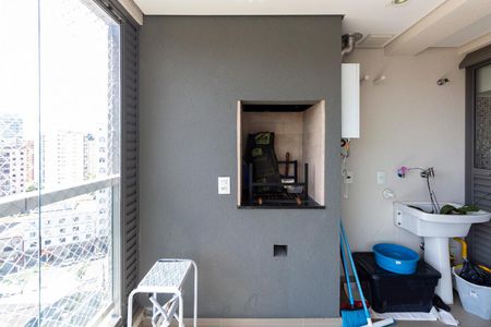 Churrasqueira da varanda de apartamento para alugar com 2 quartos, 68m² em Mirandópolis, São Paulo