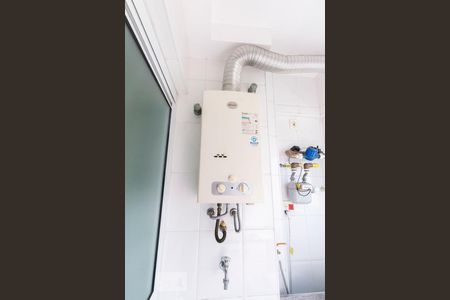 Studio para alugar com 28m², 1 quarto e 1 vaga Studio para alugar com 28m², 1 quarto e 1 vagaDetalhe área de serviço