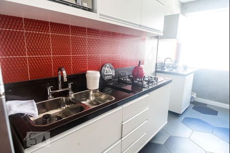Cozinha de apartamento à venda com 1 quarto, 40m² em Petrópolis, Porto Alegre