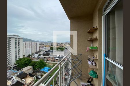 Varanda da Sala de apartamento à venda com 2 quartos, 55m² em Engenho de Dentro, Rio de Janeiro