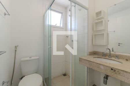 Banheiro de kitnet/studio à venda com 1 quarto, 34m² em Bela Vista, São Paulo