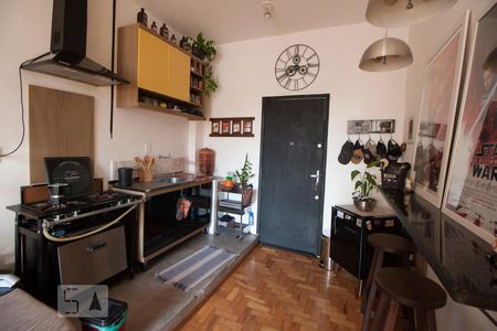 Studio à venda com 37m², 1 quarto e sem vagaCozinha