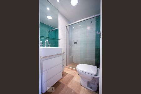 Banheiro da Suíte de apartamento à venda com 3 quartos, 89m² em Botafogo., Rio de Janeiro